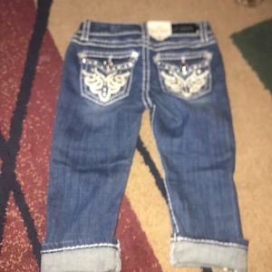 Girls LA Idol Jeans Capri sz 8 23 x 21.5 NWT